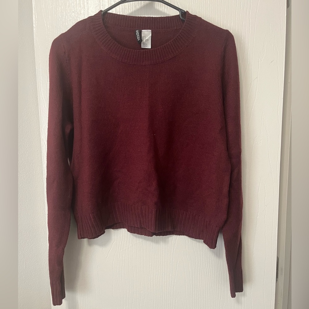 Maroon sweater size S from H&M